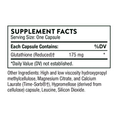 Close-up view of Glutathione-SR capsules