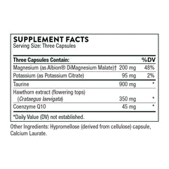 Close-up of CoQ10 capsules from THORNE supplement