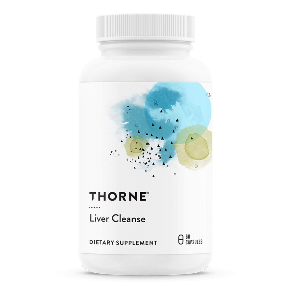 THORNE Liver Cleanse bottle with label and 60 capsules