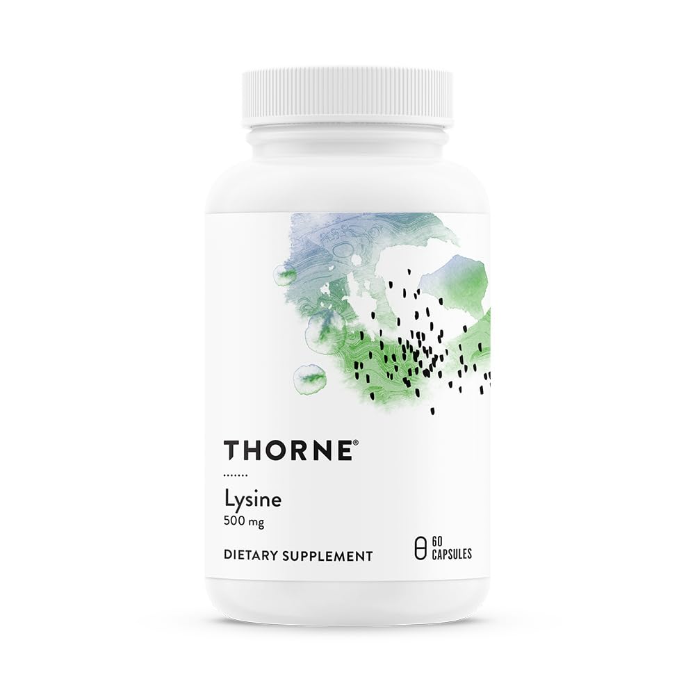 THORNE Lysine 500 mg front label