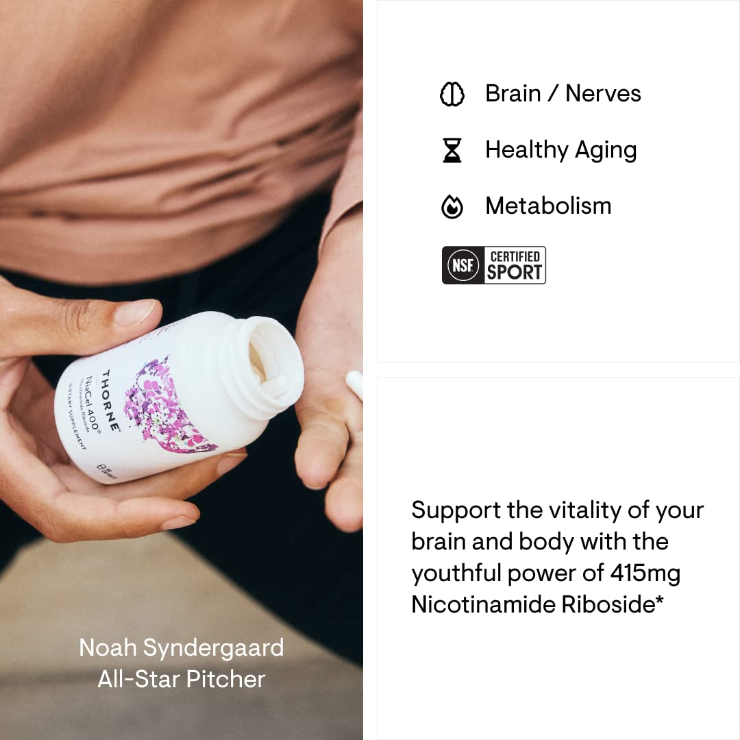 NSF Certified for Sport badge on THORNE packaging