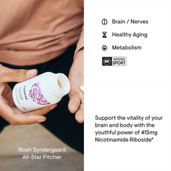 NSF Certified for Sport badge on THORNE packaging