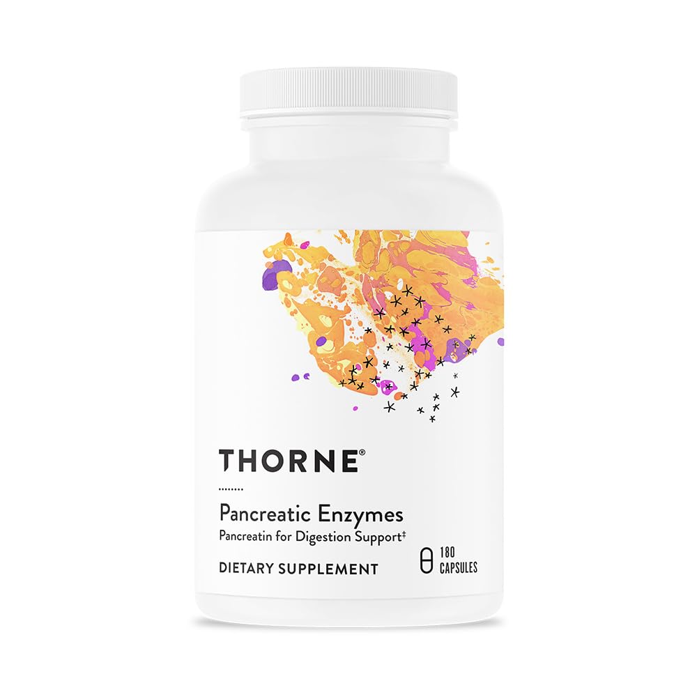 THORNE Pancreatic Enzymes bottle label