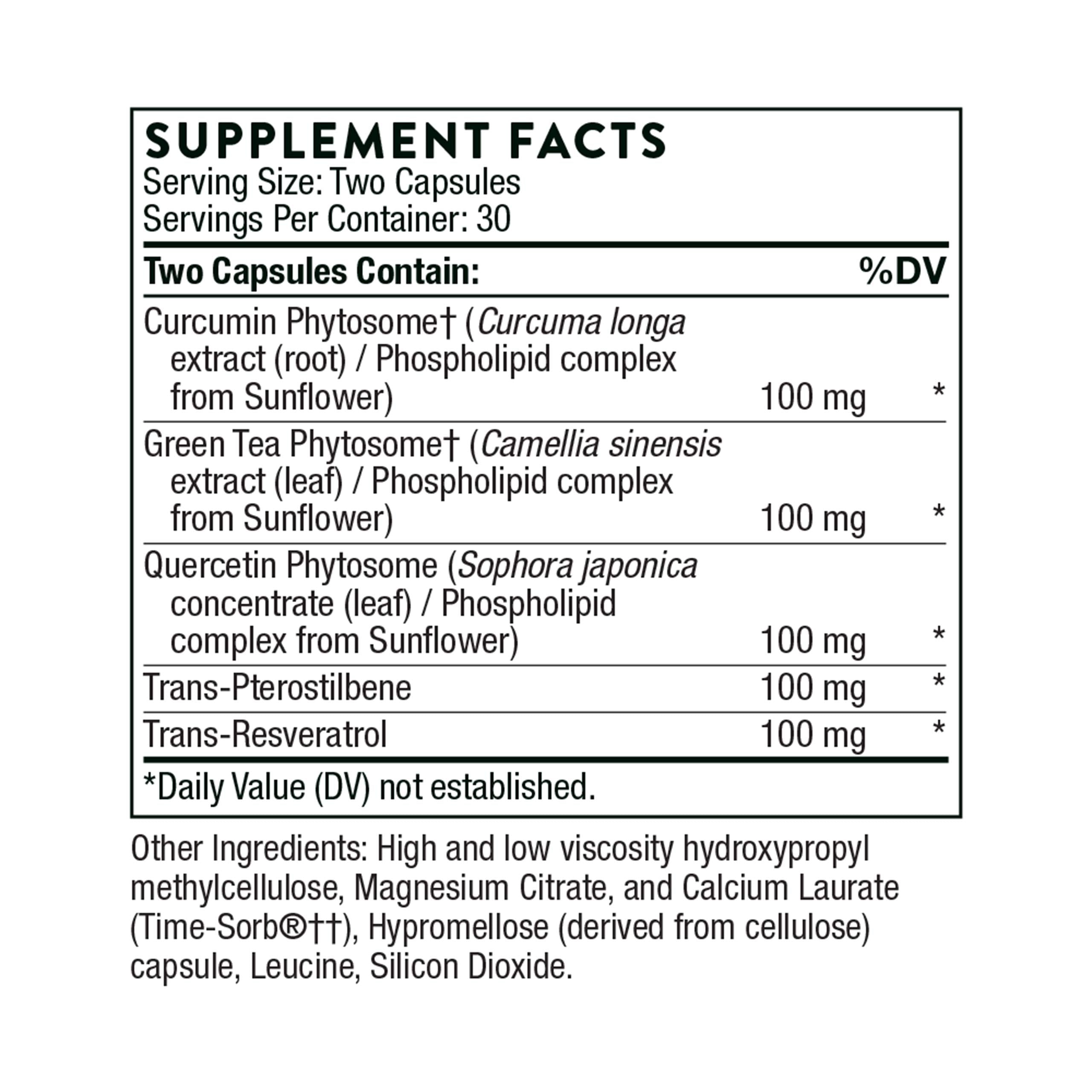 Close-up of PolyResveratrol-SR capsules