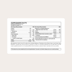 THORNE RecoveryPro whey bottle back lists ingredients and NSF certification for sport safety.