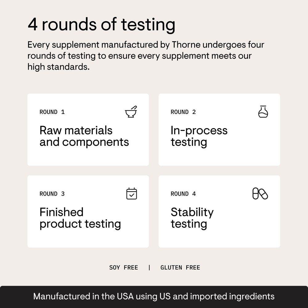 THORNE RecoveryPro whey NSF certification badge communicates tested for banned substances.