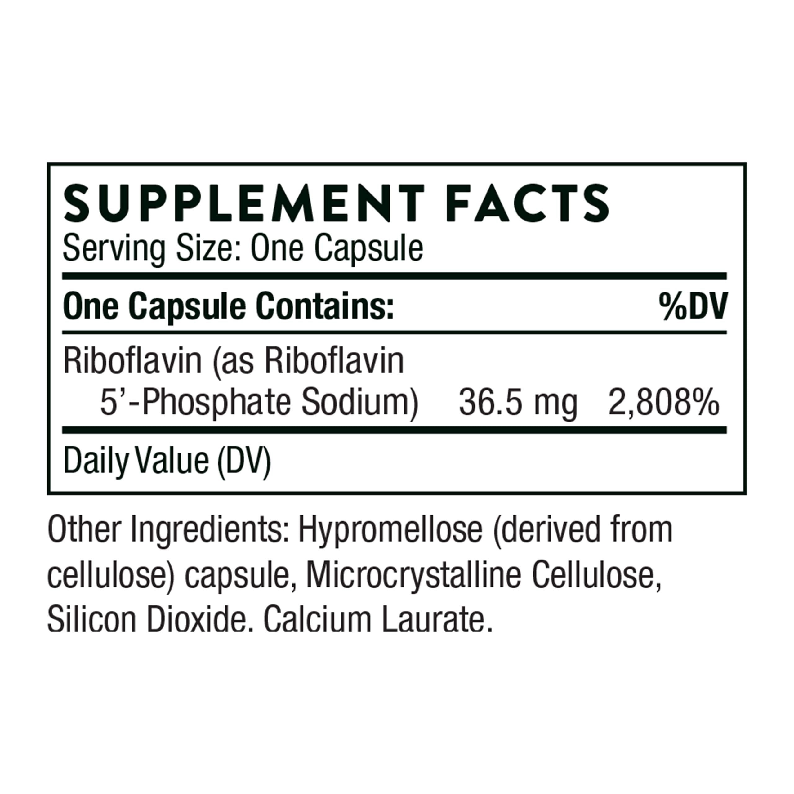 Close-up of Riboflavin 5-Phosphate active B2 ingredient illustration