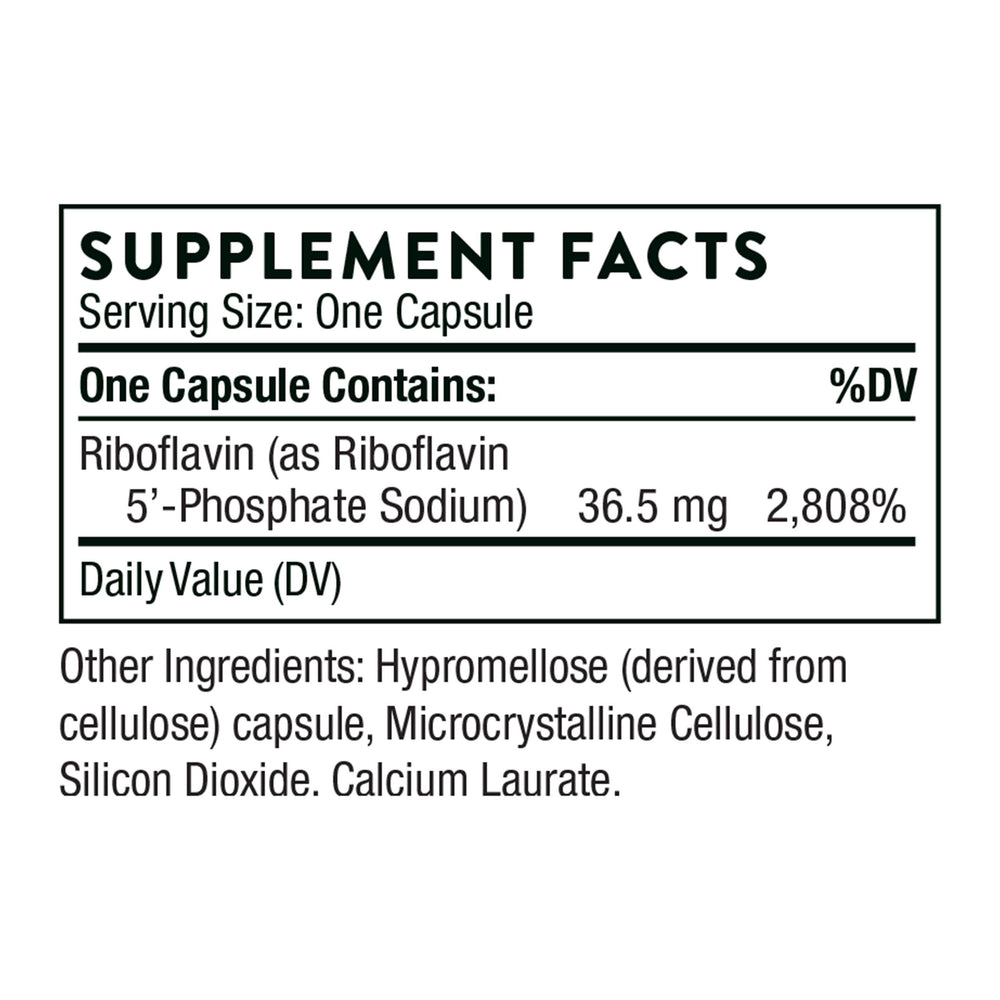 Close-up of Riboflavin 5-Phosphate active B2 ingredient illustration