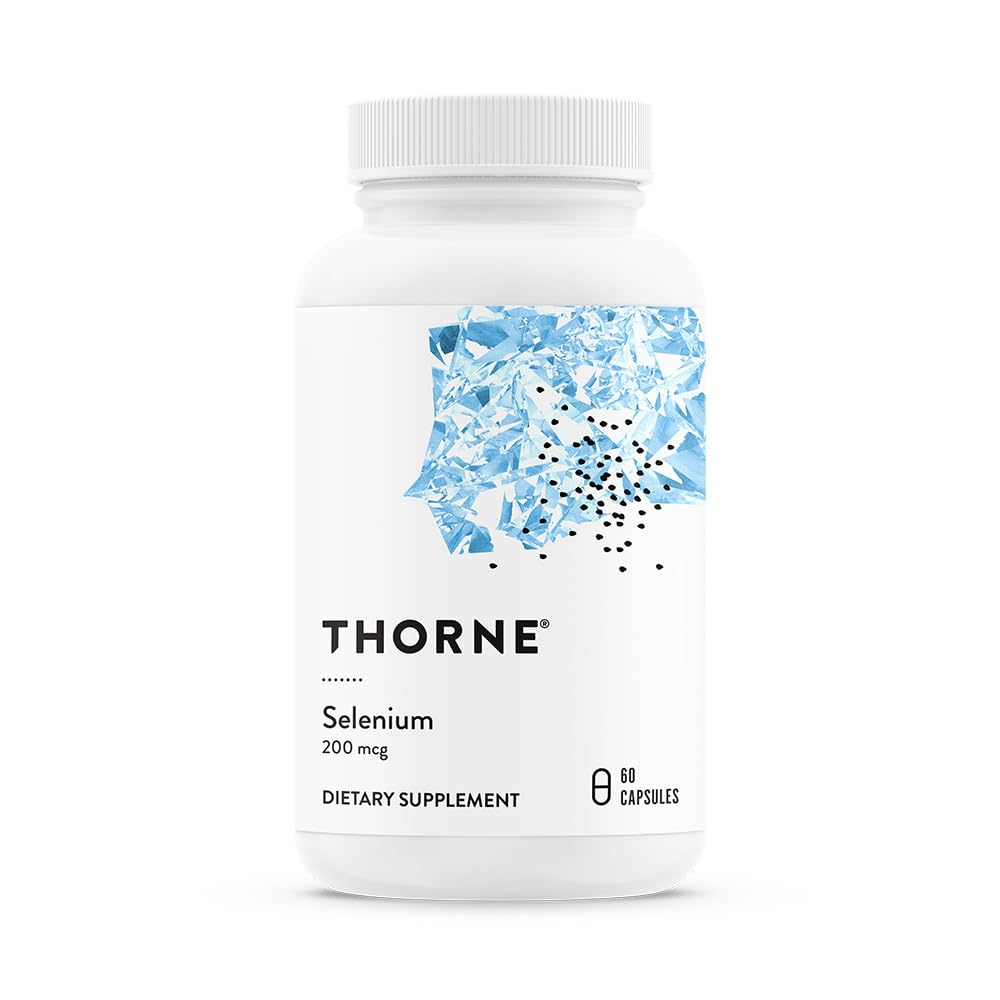 Thorne Selenium 200 mcg bottle with 60 capsules