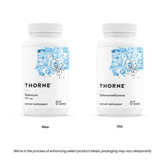 Label for Thorne Selenium 200 mcg supplement
