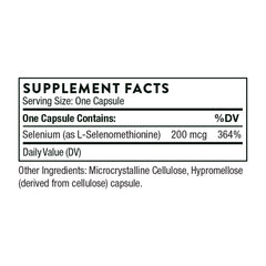 Thorne Selenium packaging and bottle