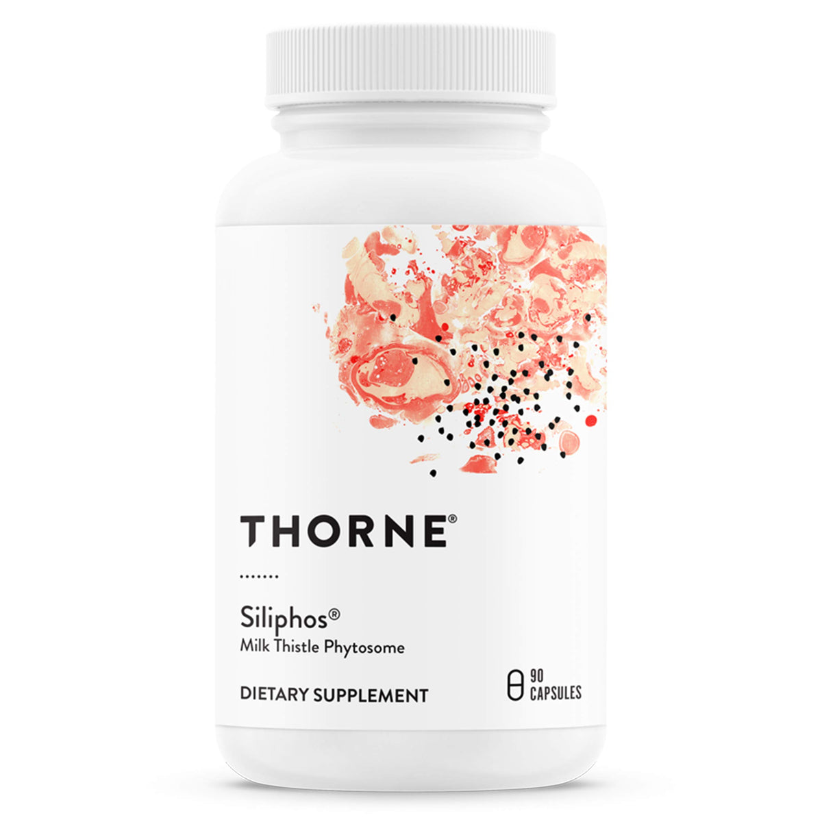 Thorne Siliphos Botanical Extract Complex bottle label 90 capsules