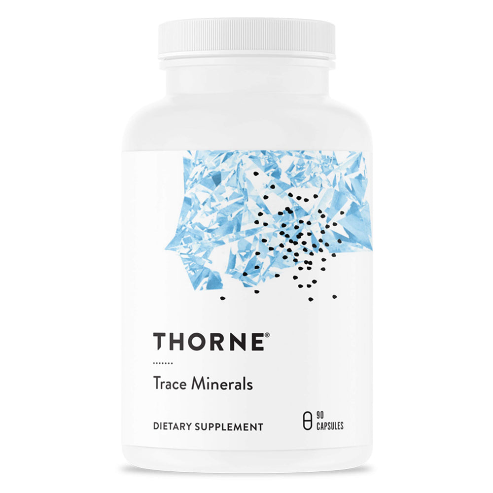 THORNE Trace Minerals 90 Capsules bottle front