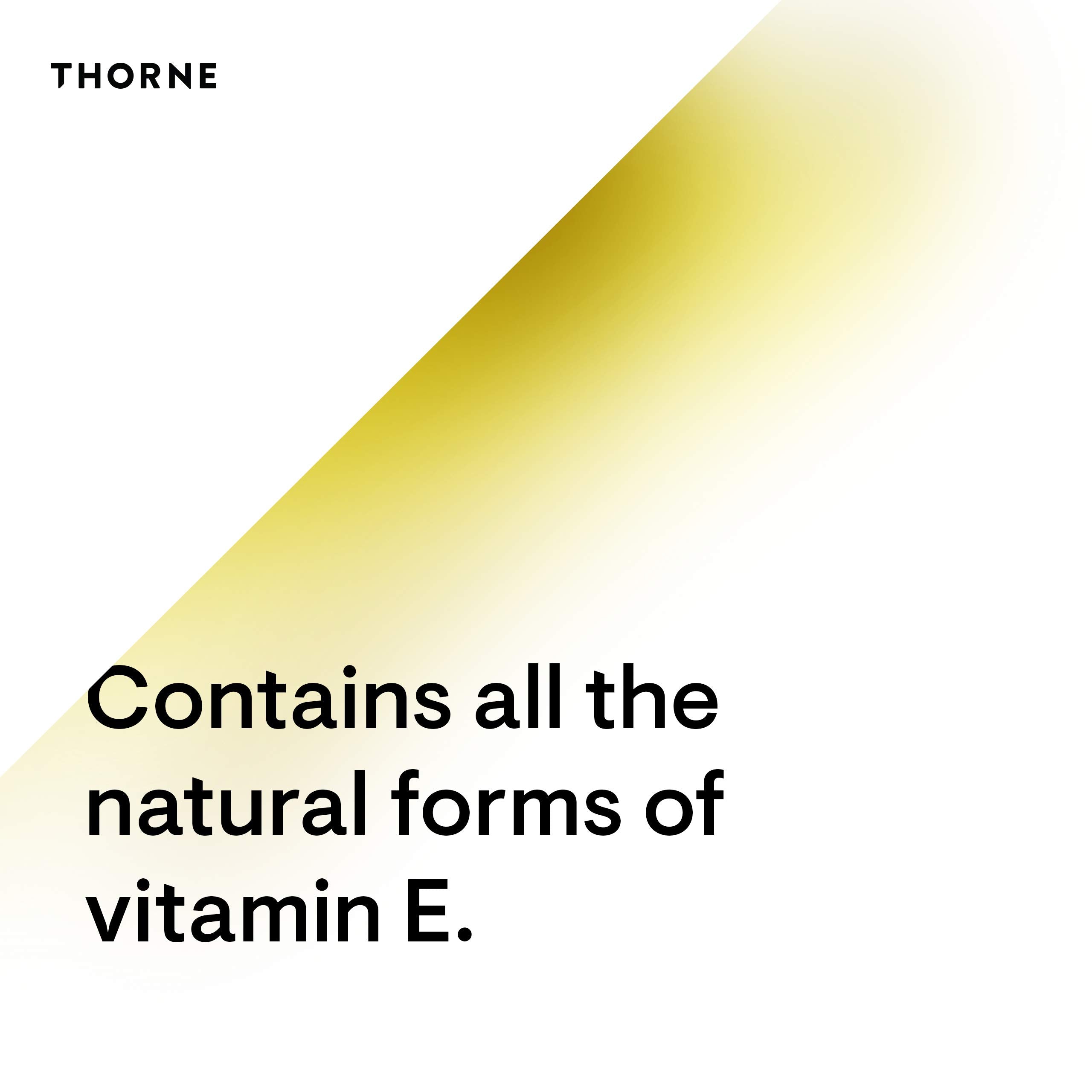 Supplement facts panel for Thorne Ultimate-E