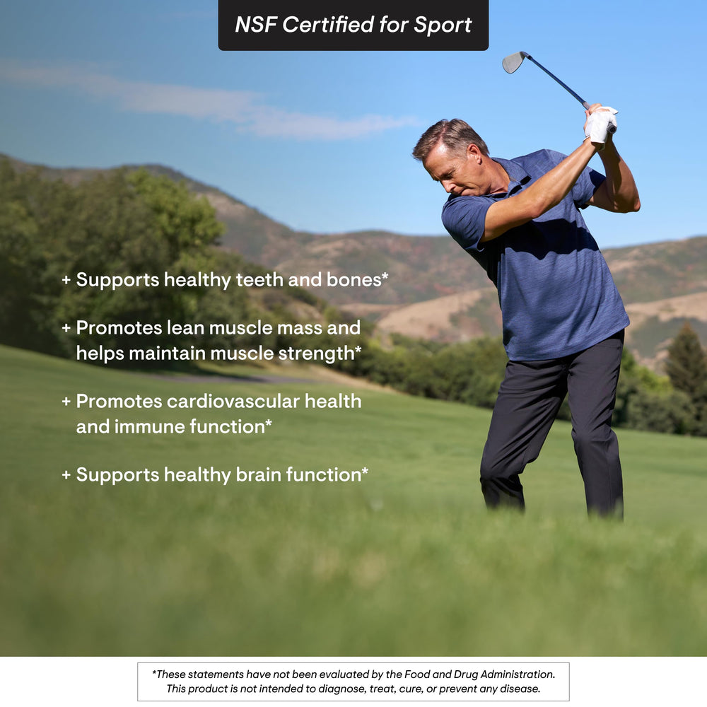 NSF Certified for Sport seal on Thorne Vitamin D-5000 label