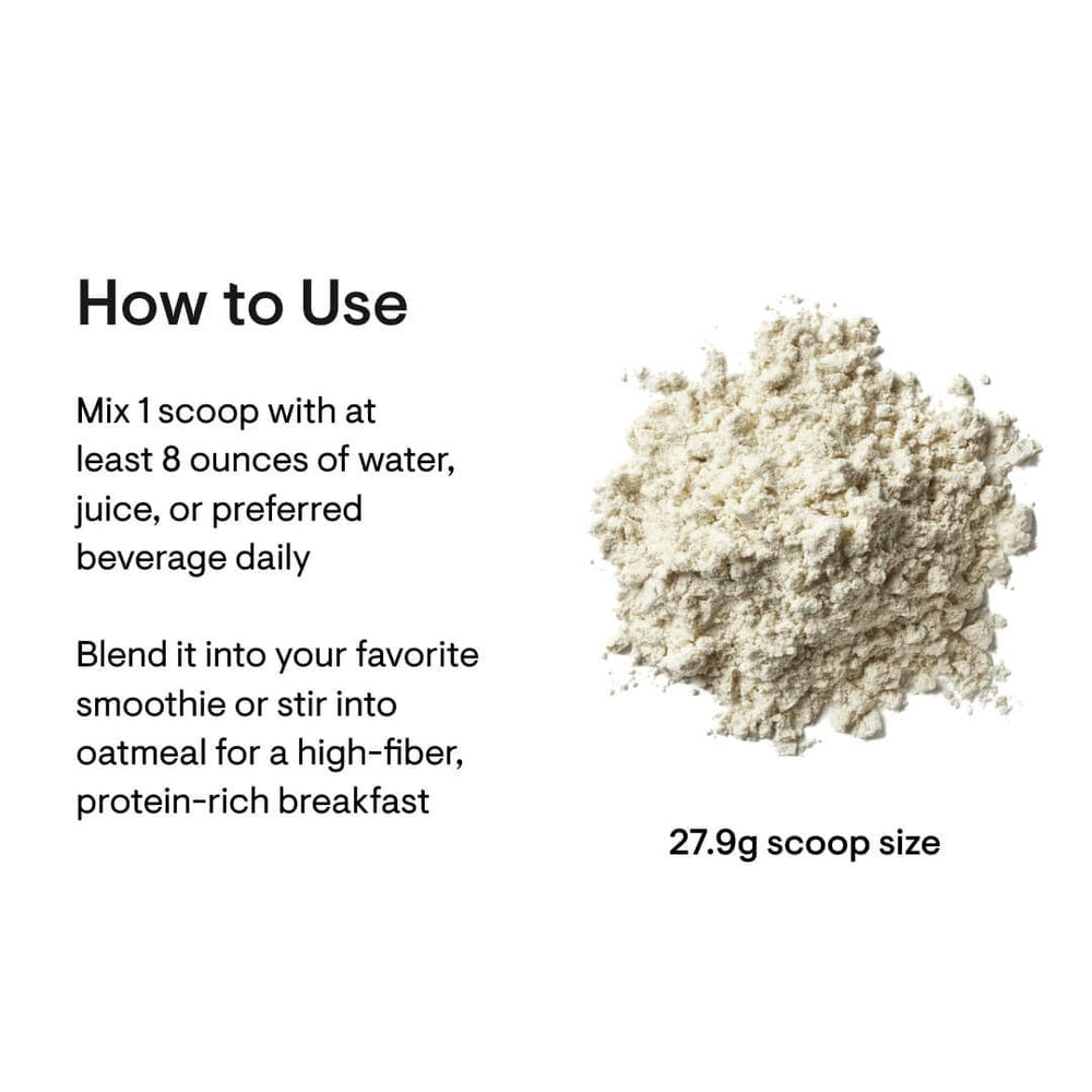 Ingredients panel for THORNE Whey Protein Isolate Vanilla
