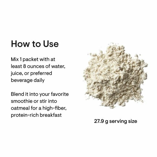 Vanilla whey protein powder in a scoop