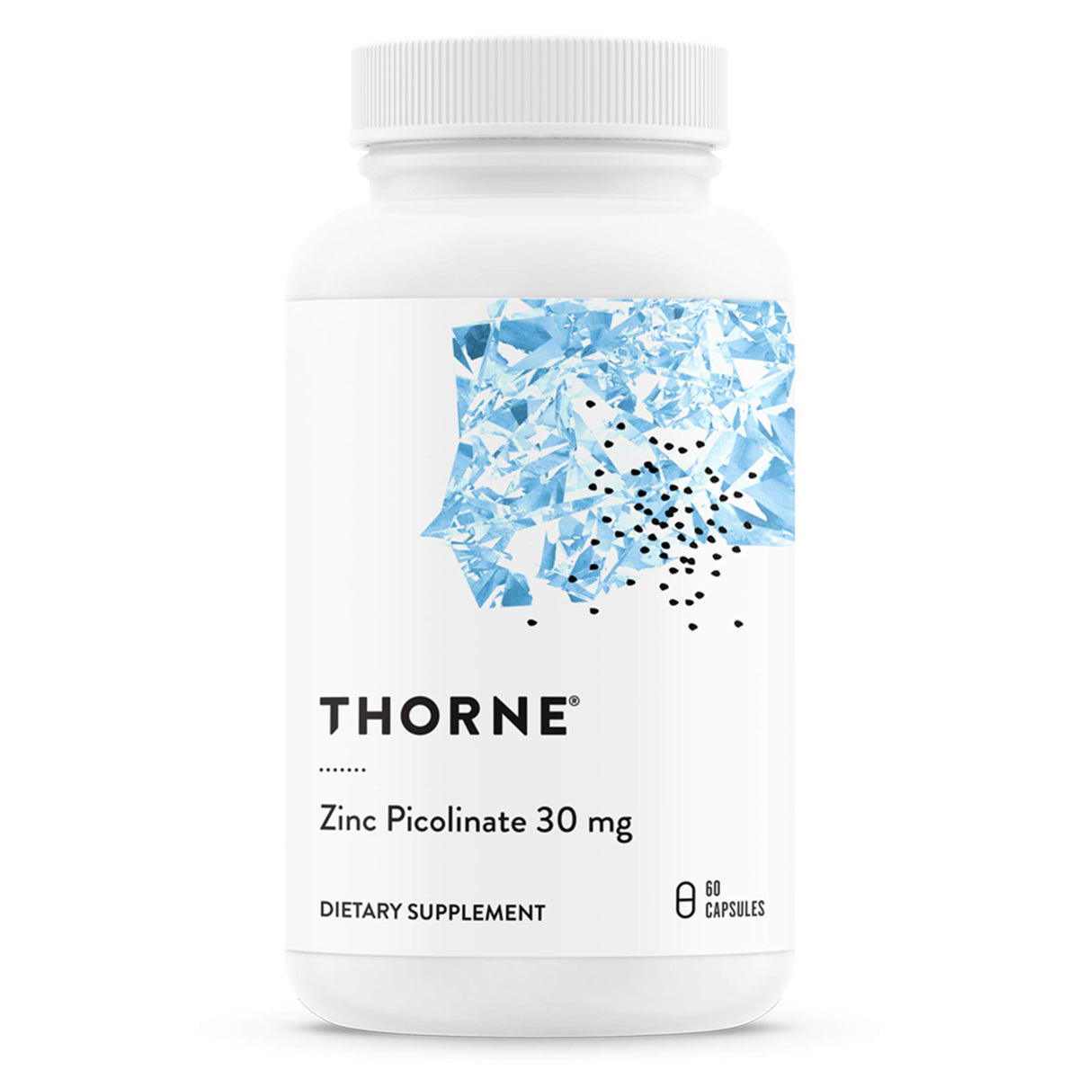Thorne Zinc Picolinate 30 mg bottle label