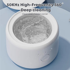 Device displaying three cleaning modes