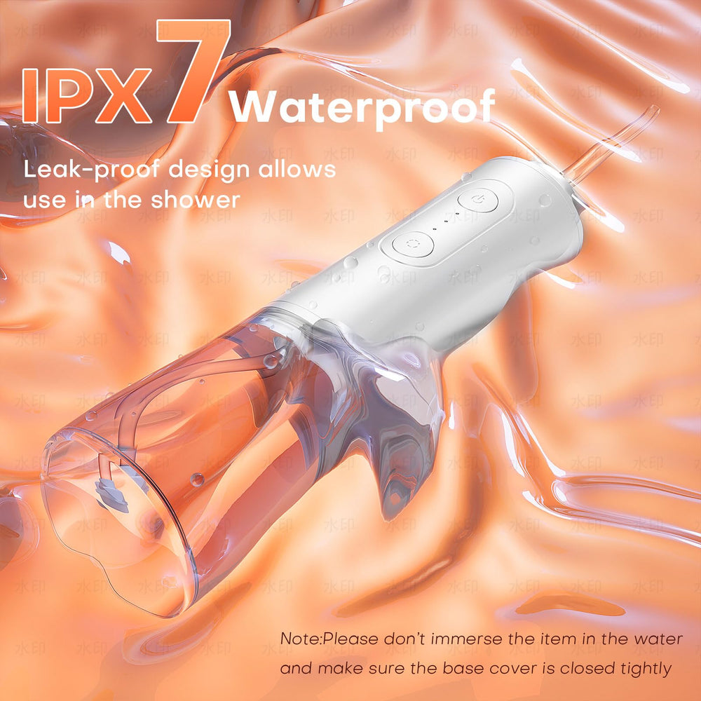 Water flosser with 3 modes and 60-120 psi