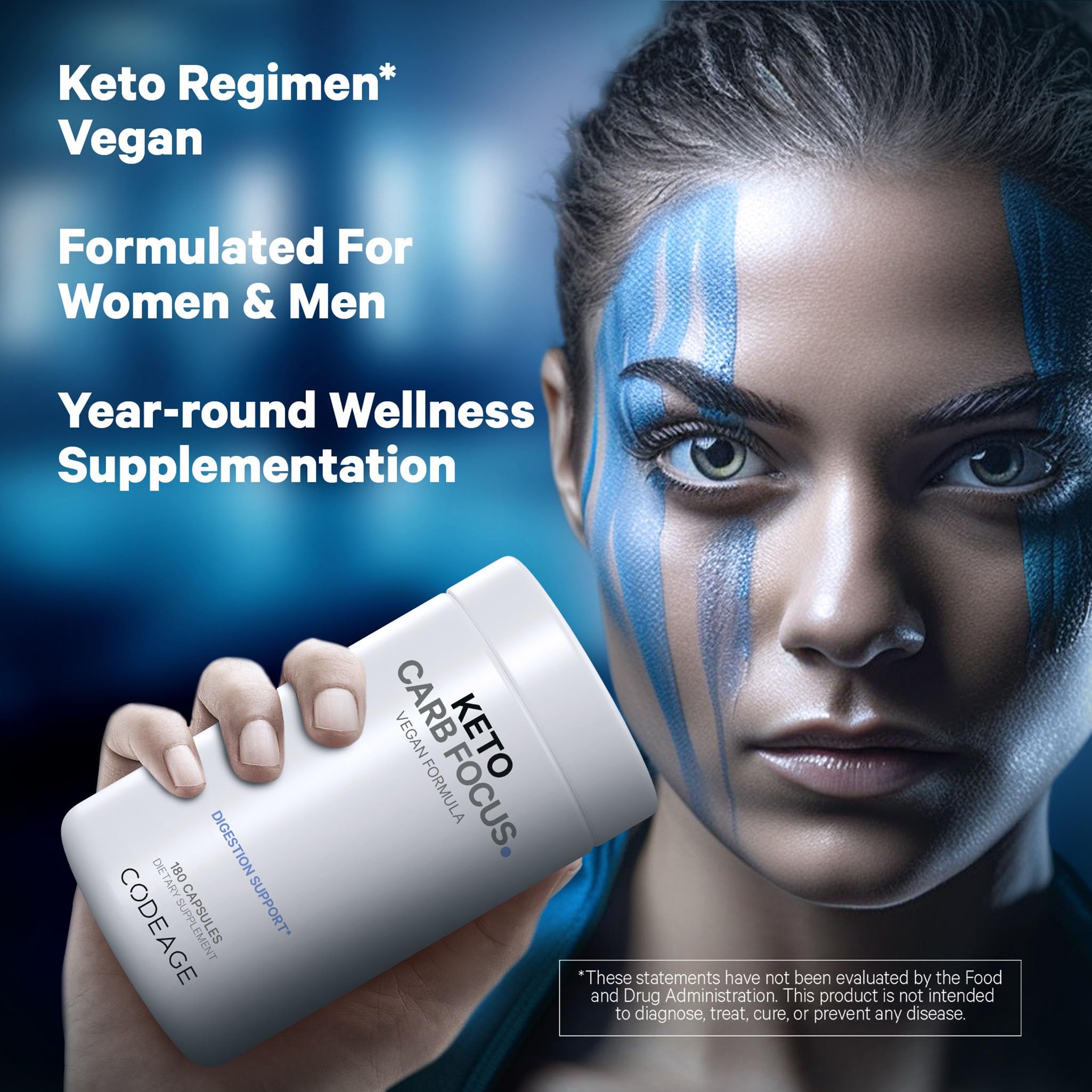 3-month supply bottle with 90 servings