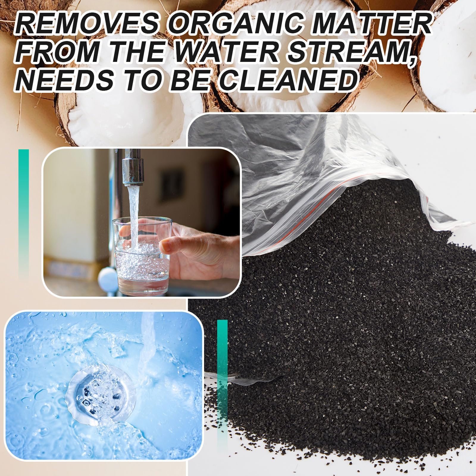 Pellets used in filter cartridge for filtration