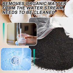 Pellets used in filter cartridge for filtration