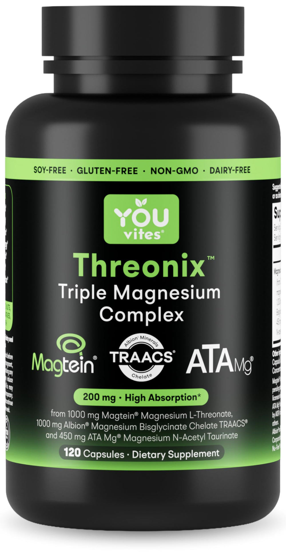 Threonix Triple Magnesium Complex bottle with 120 capsules