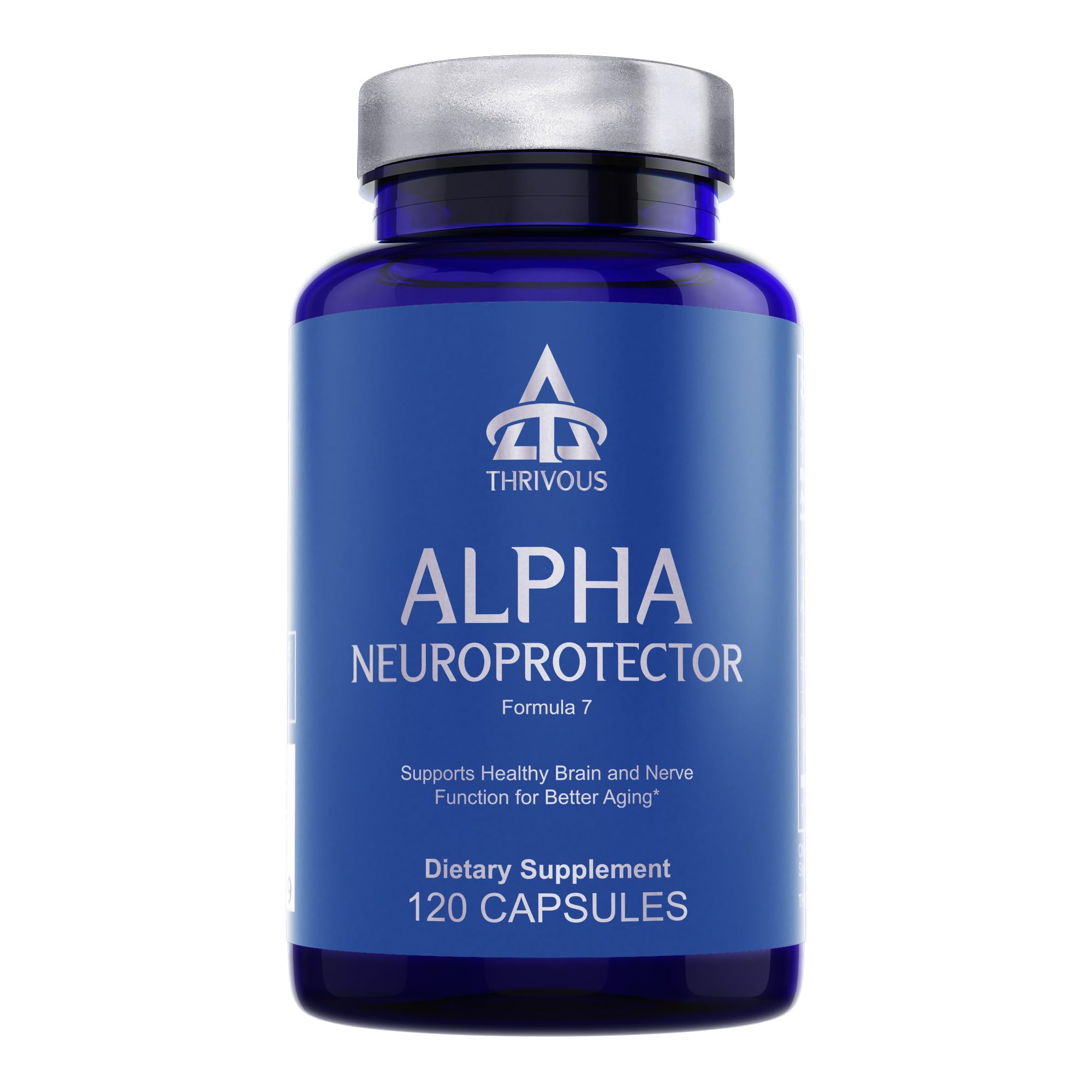 Bottle of Thrivous Alpha Neuroprotector