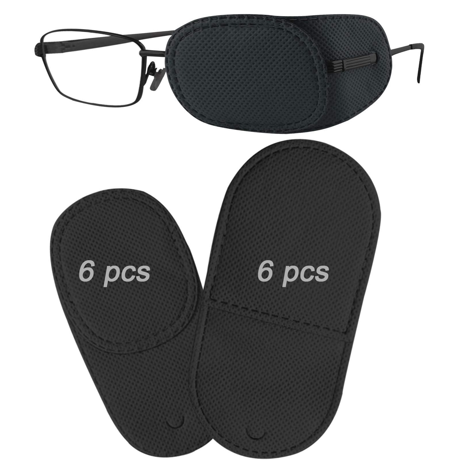Two-size, 12-pack THSIREE eye patches for lazy eye care