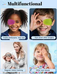 Green THSIREE 20-pack adhesive eye patches for kids