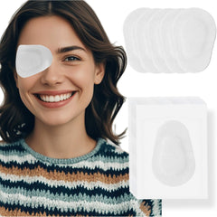 THSIREE 20 Pcs Adhesive Eye Patches white packaging
