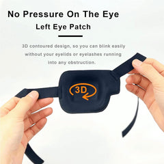 Close-up of THSIREE 3D Eye Patch left eye patch