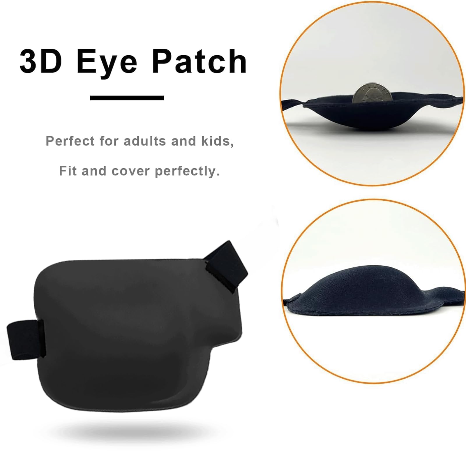 Two patches included left and right for THSIREE eye patch set