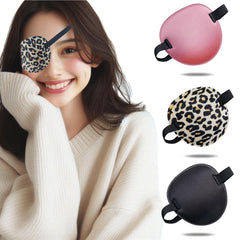 THSIREE 3PCS eye patch in black close-up showing soft material