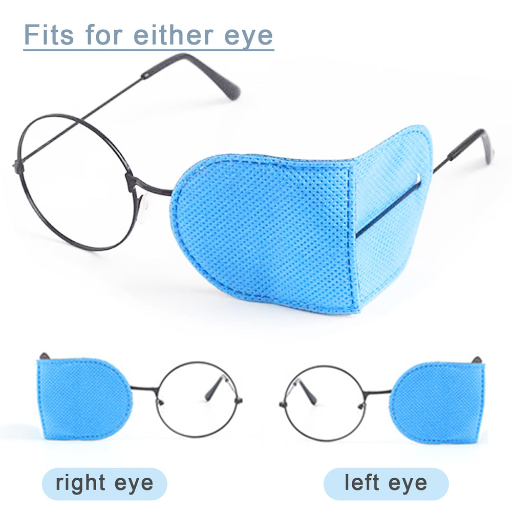 THSIREE blue eye patches 12-pack package