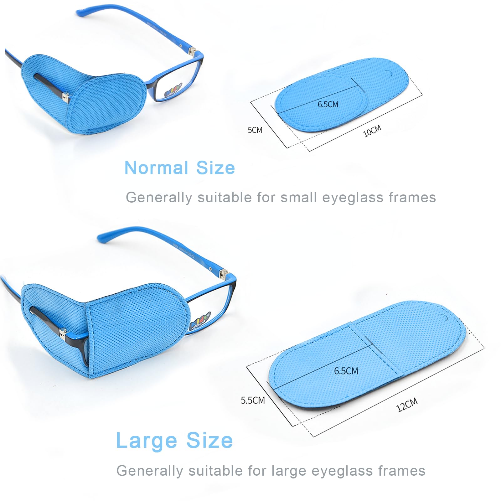 Close-up of soft nonwoven fabric of THSIREE eye patches