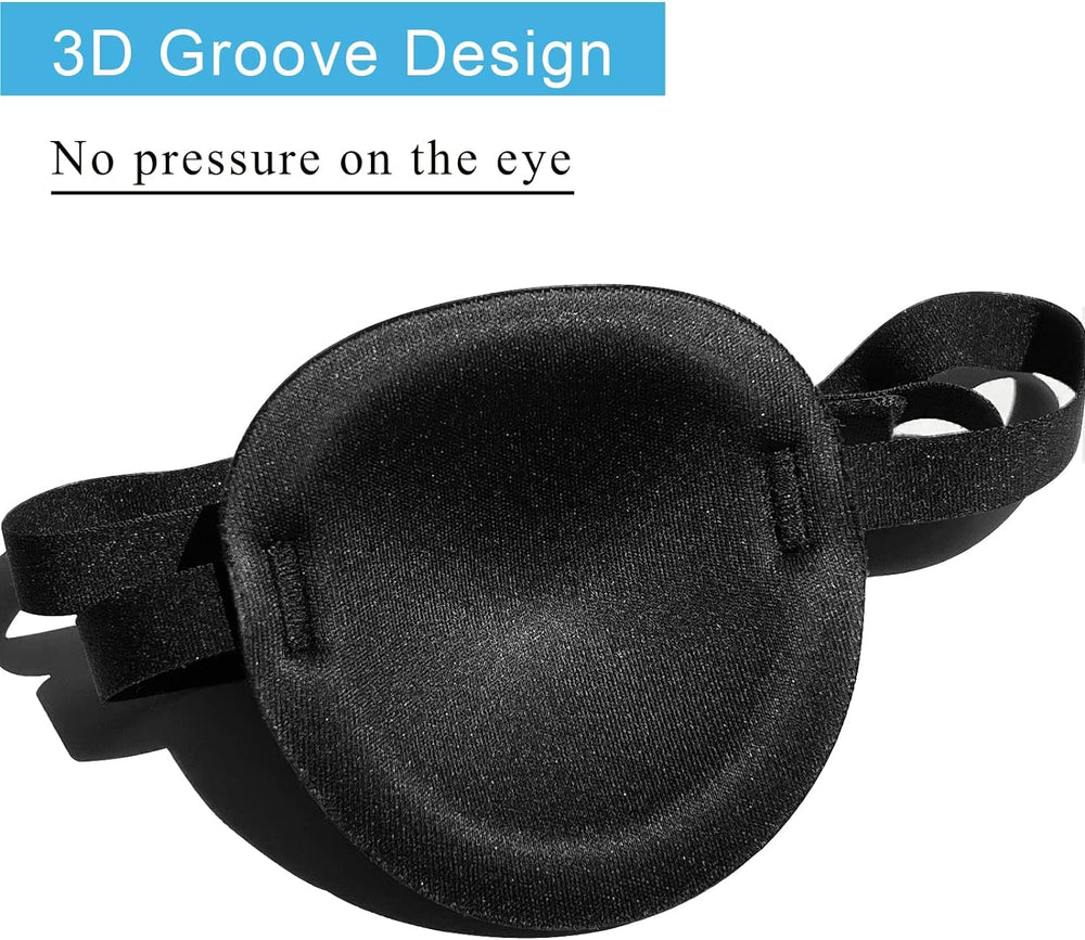 Close-up of the 3D concave design for a comfortable fit