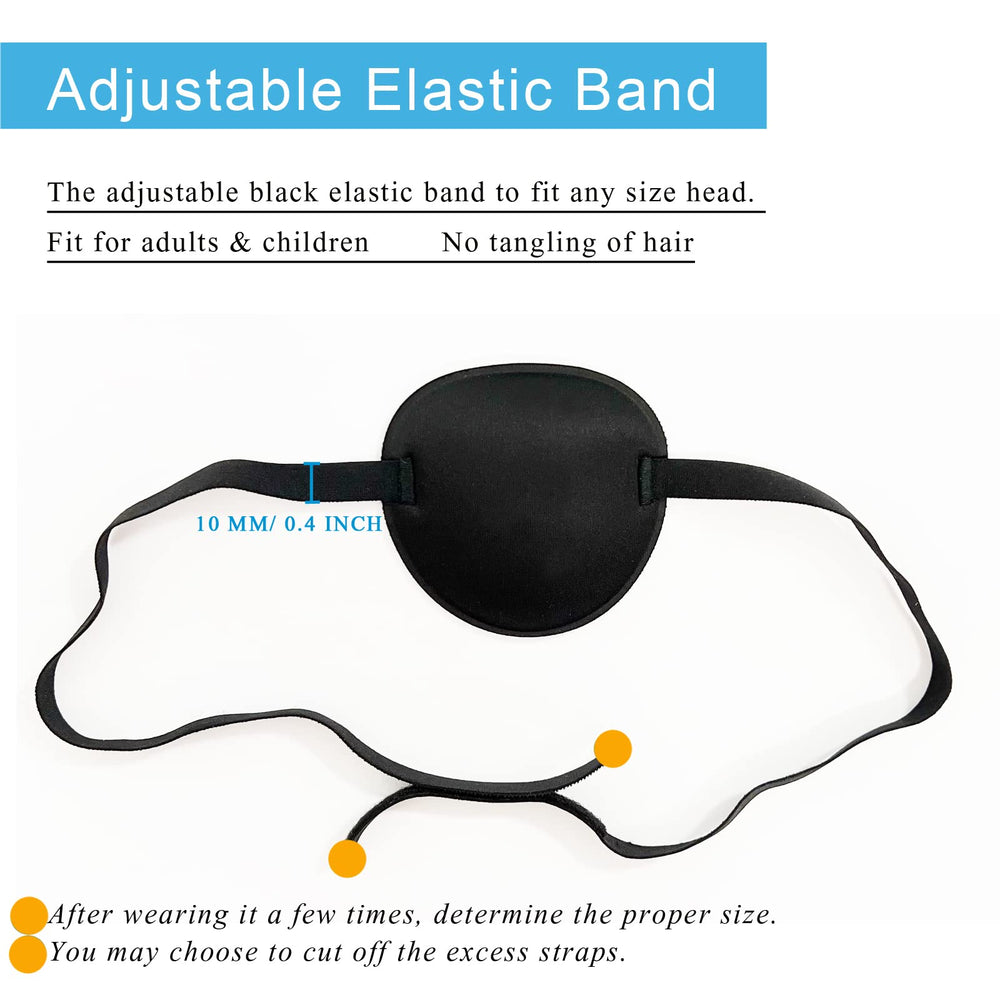 55 cm (21.6 in) adjustable elastic strap for all head sizes