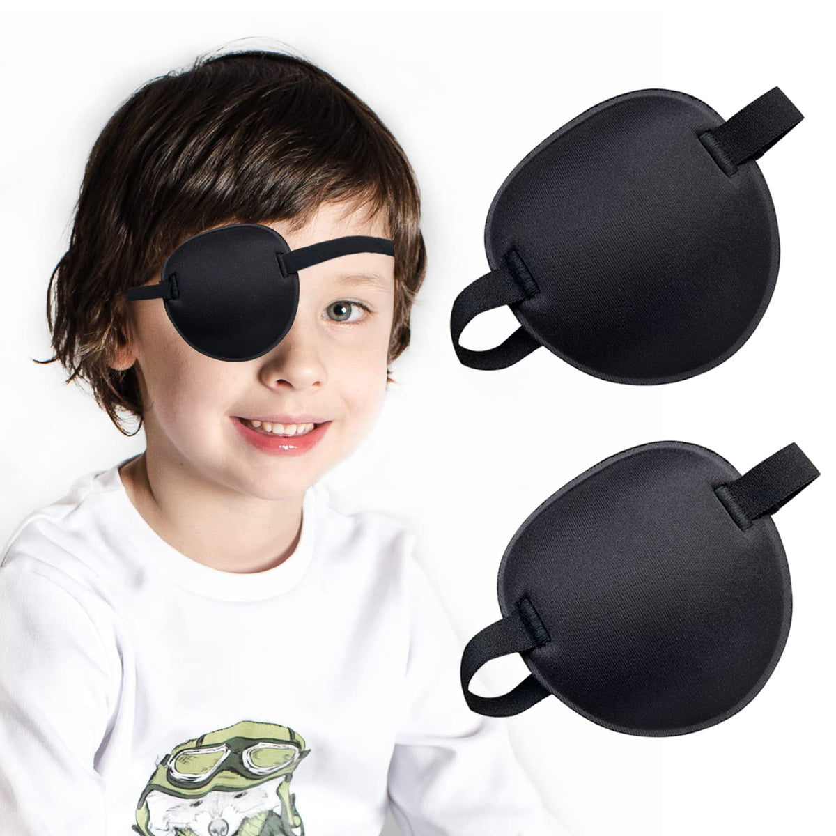 THSIREE black eye patch 2-pack laid flat