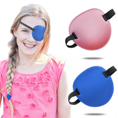 Blue THSIREE eye patch front view
