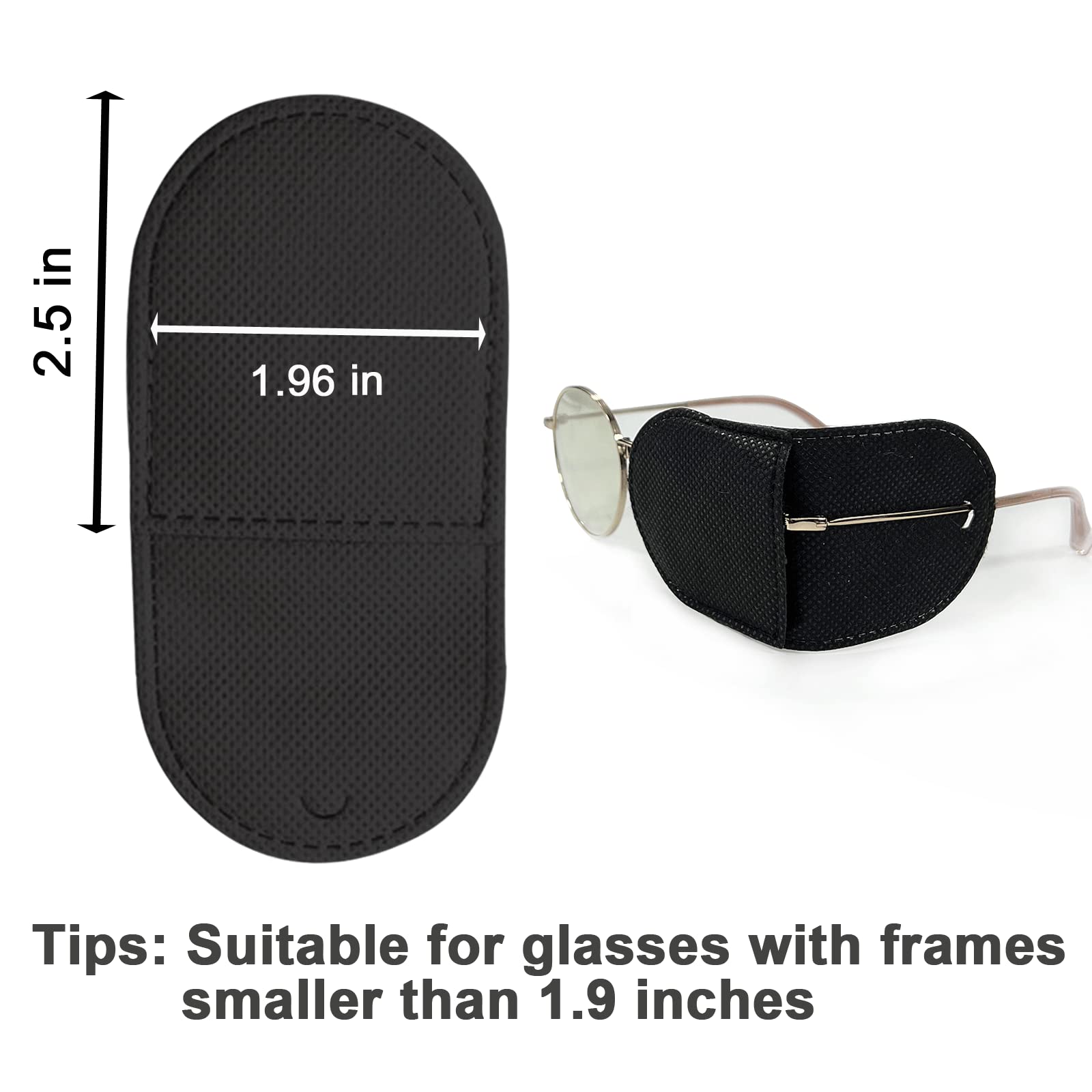 THSIREE eye patch suitable for kids and adults with glasses