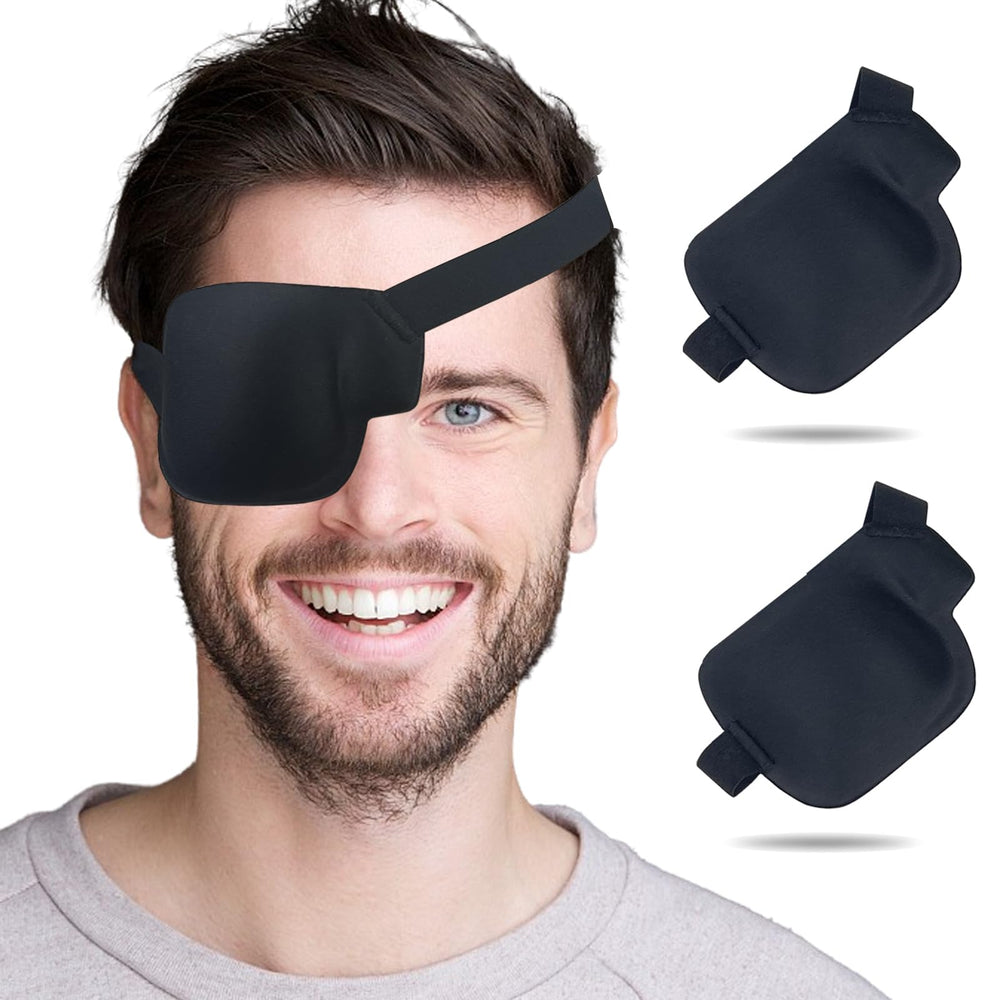 THSIREE Right Eye Patch – 2-pack in soft cotton, comfortable wear