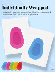 THSIREE 100 piece eye patches packaging