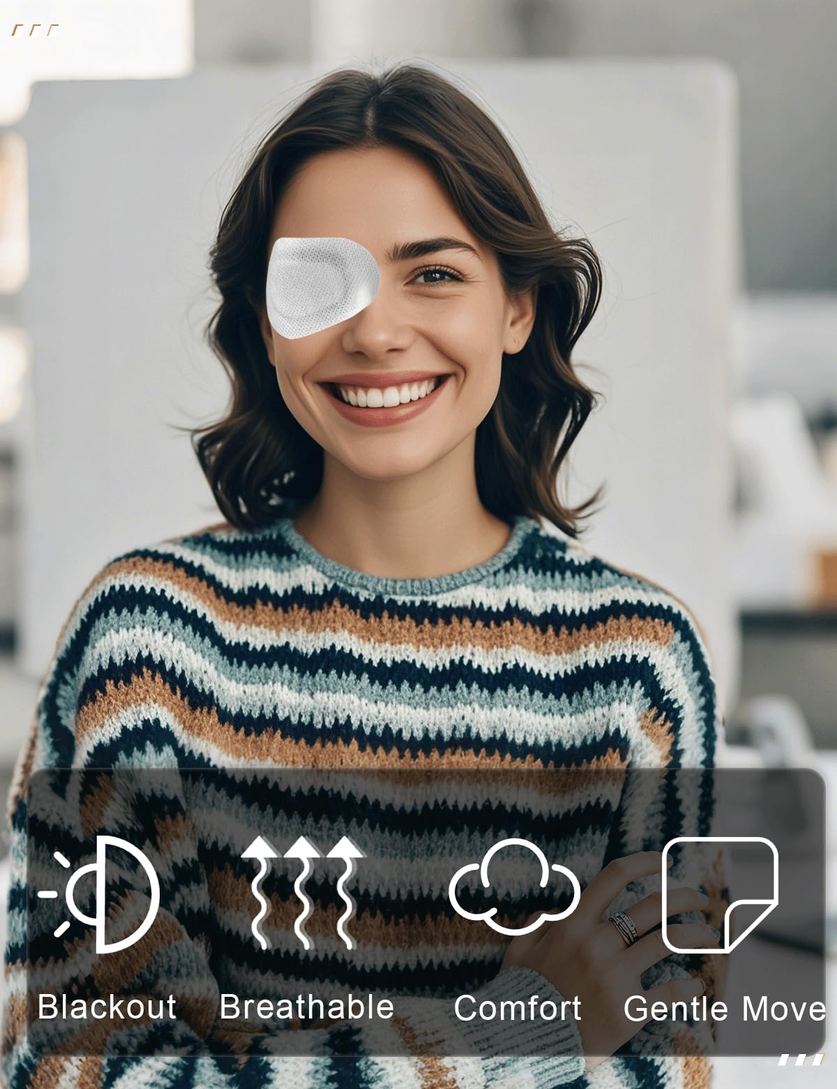 20-pack travel-ready THSIREE eye patches