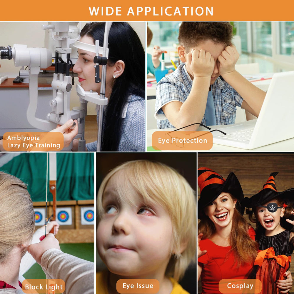 Eye patch is machine washable and reusable