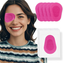 Front view of THSIREE 20-piece rose eye patches