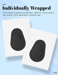 Amblyopia and lazy eye eye patch with comfortable 3.3 x 2.3 inch size