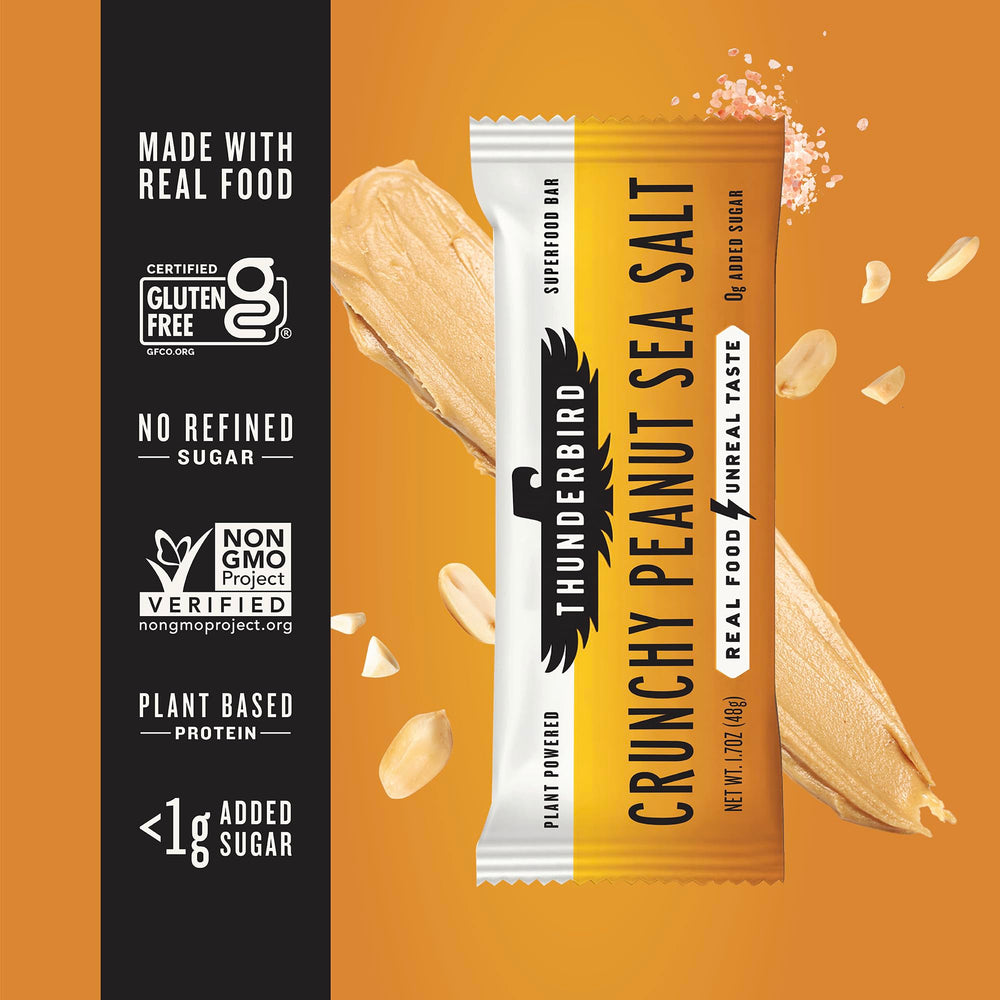 Non-GMO certification logo with Thunderbird Bars