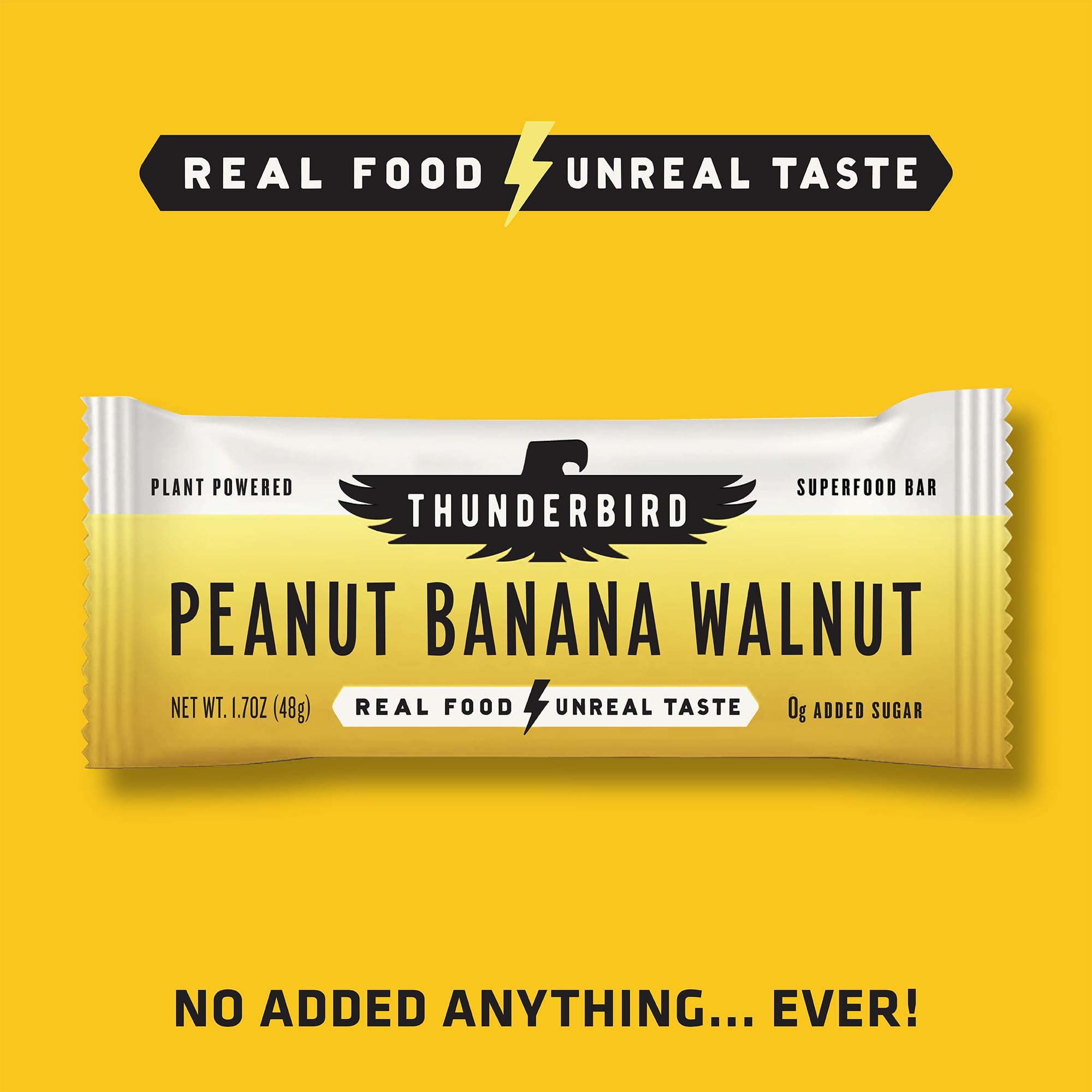 Nutrition facts panel for Thunderbird Bars